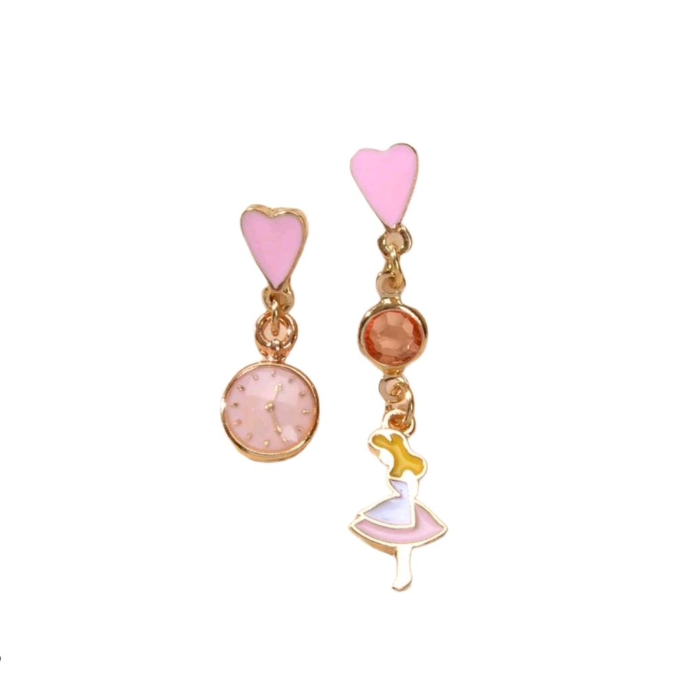Mismatched Alice in Wonderland Inspired Earrings